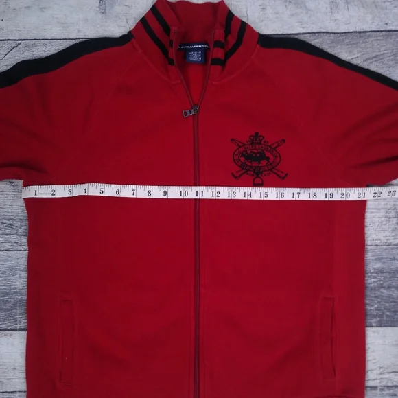 Vintage Y2K Polo Ralph Lauren Sport Full Zip Track Jacket XL - Picture 5 of 6